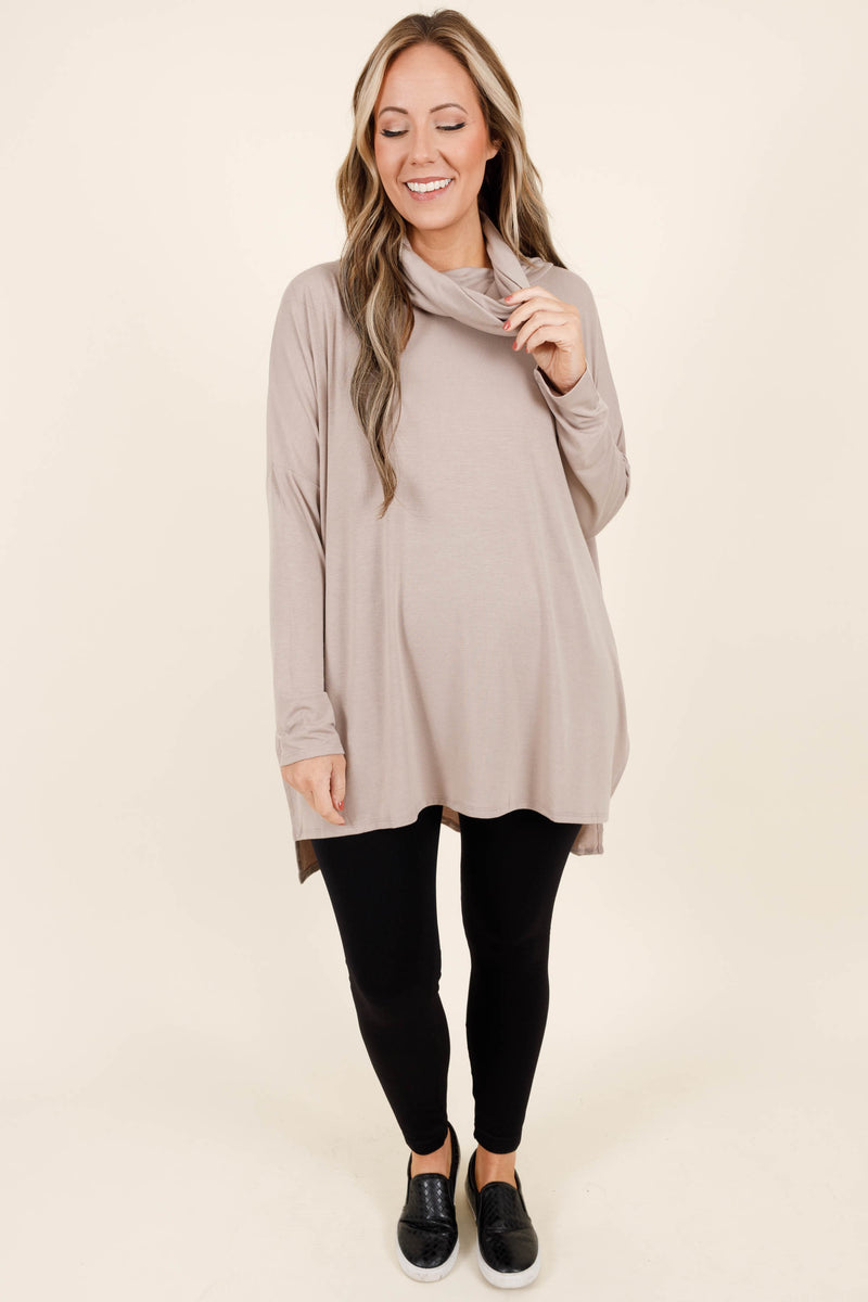 Closer To Your Heart Top, Ash Mocha – Chic Soul