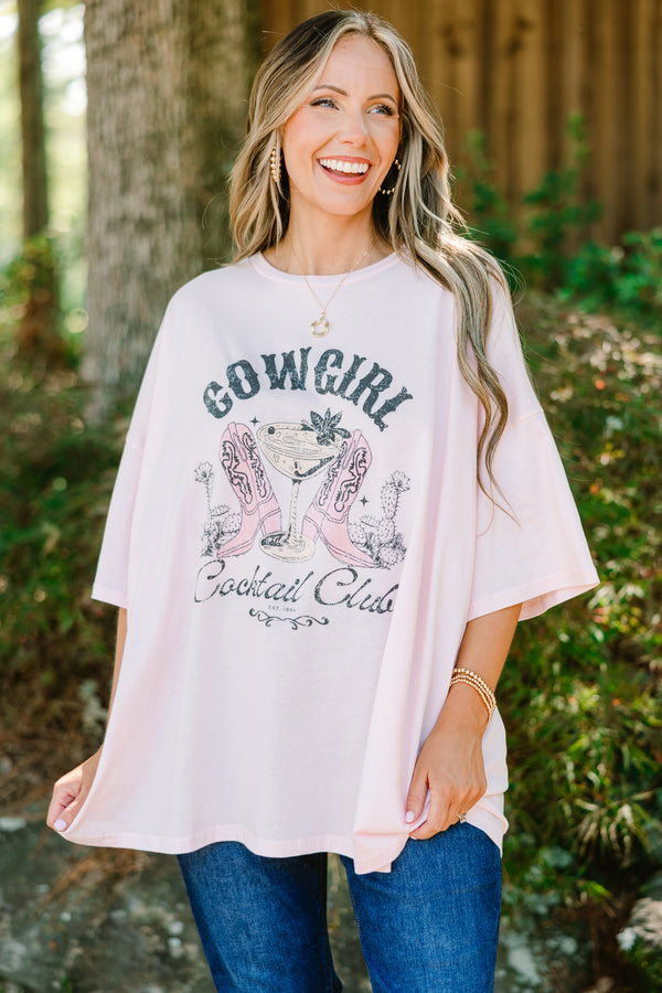 Chic Soul plus size clothing, cream short sleeve graphic tee with the saying 