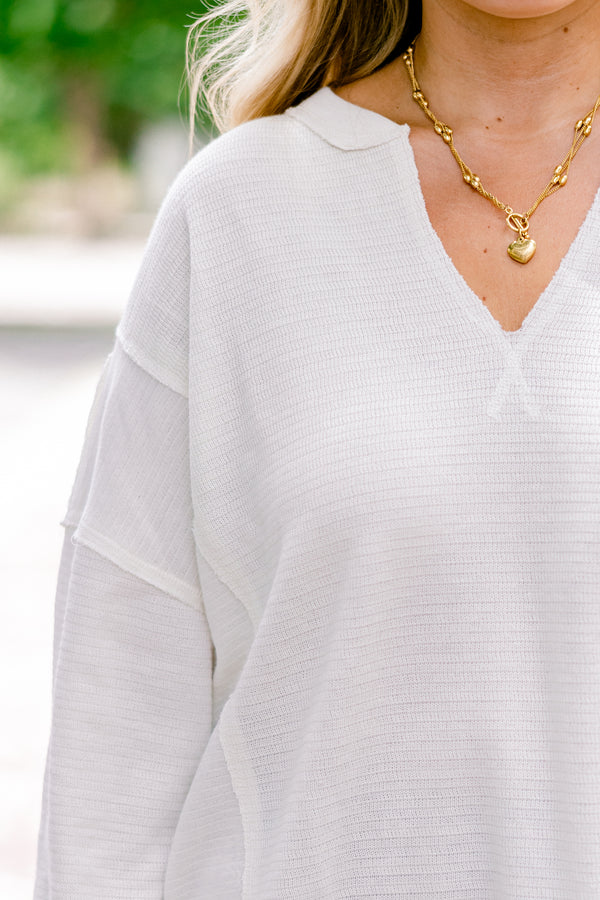 Coffee Dates Top, Oatmeal