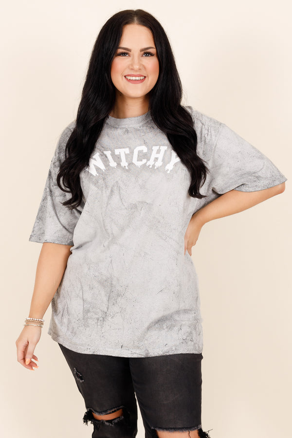 Chic Soul plus size clothing, smoke colored halloween tee