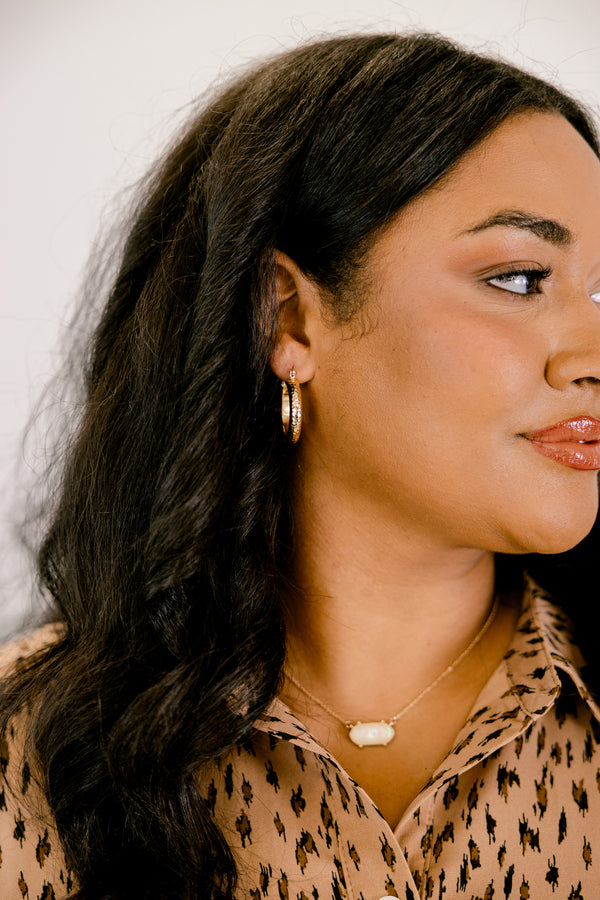 Cool On My Own Earrings, Gold