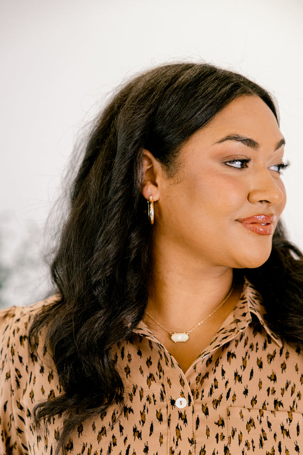 Cool On My Own Earrings, Gold