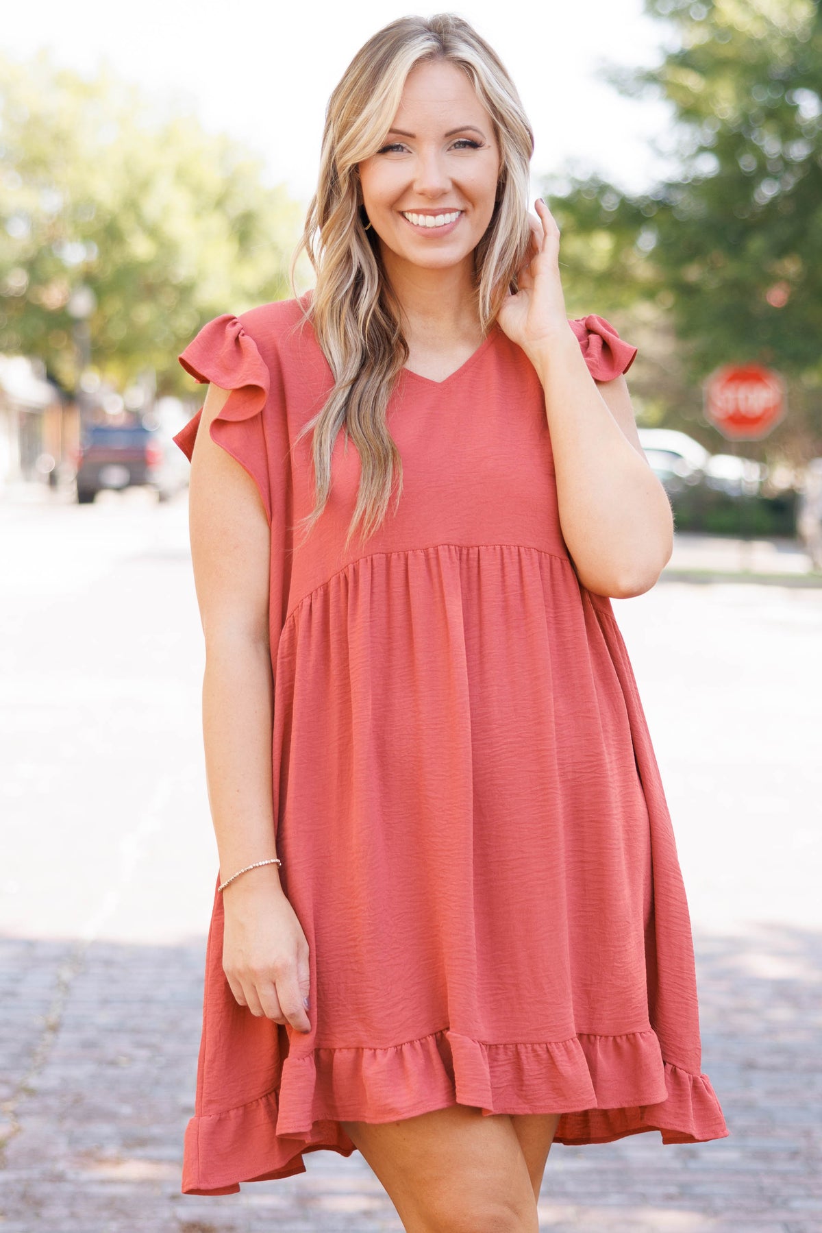 Cozy Cabana Dress, Desert Rose – Chic Soul