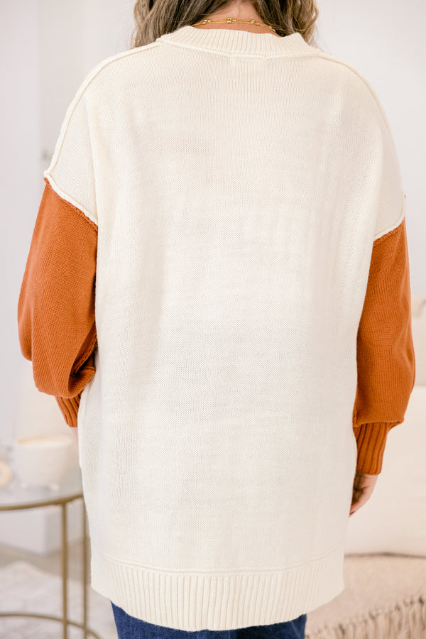 Chic Soul plus size clothing, red and white horizontal stripe sweater with green stripe around the collar and hem