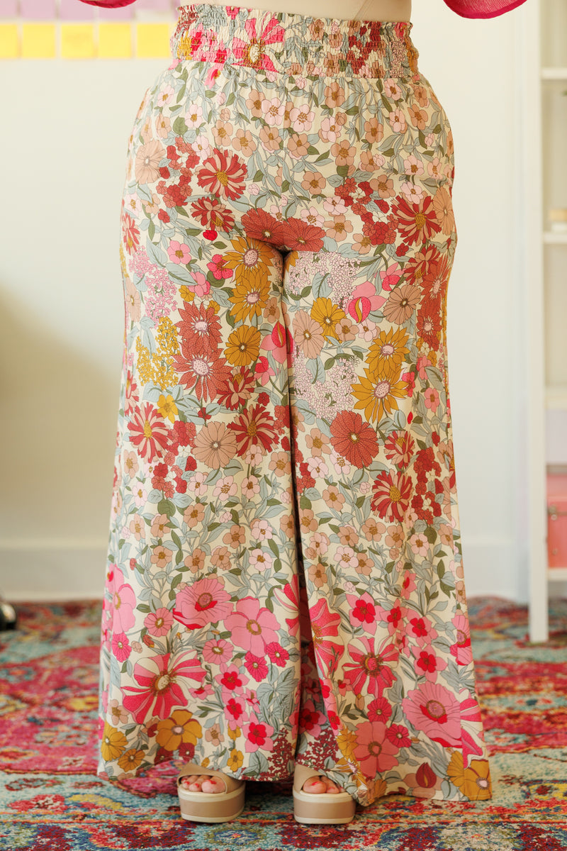Spring Outfit of the Day: Red Floral Pants - Amy Bjorneby