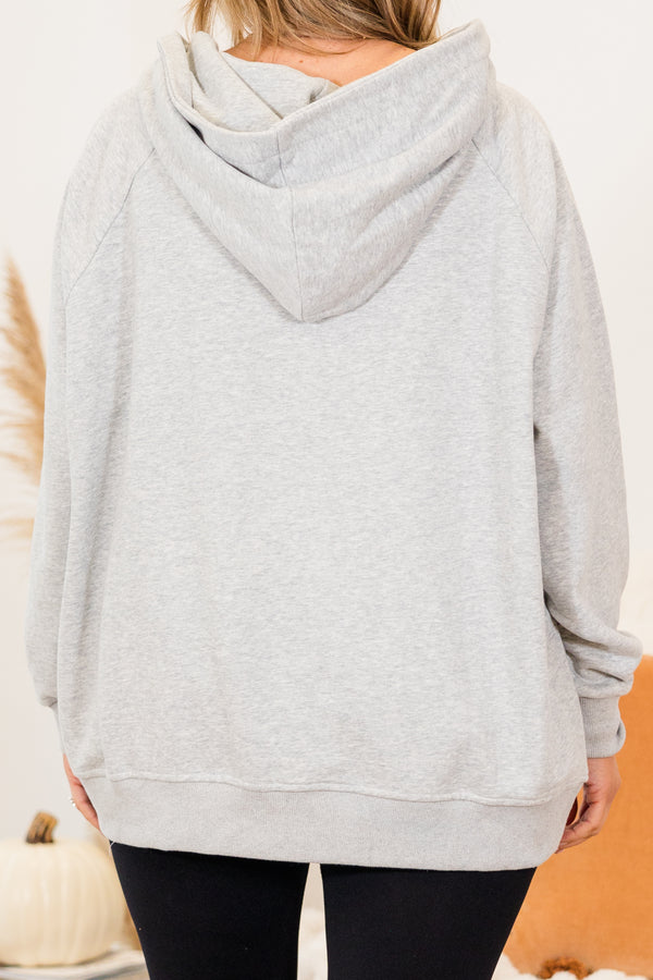 Crisp Winter Morning Pullover, Gray