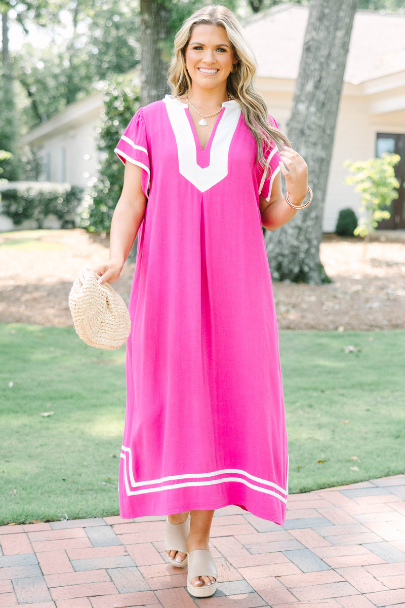 Women's Cute With A Kick Dress, Pink