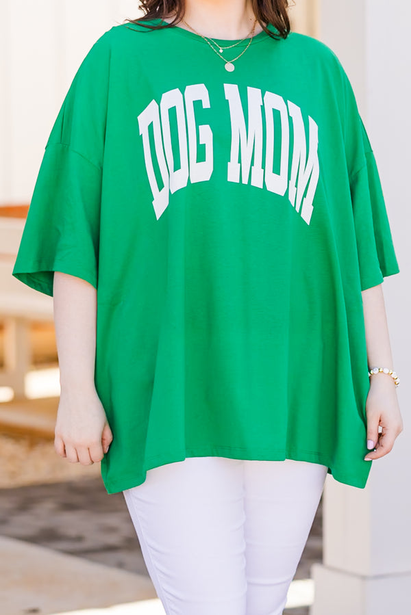 Chic Soul plus size clothing, evergreen boyfriend tee 