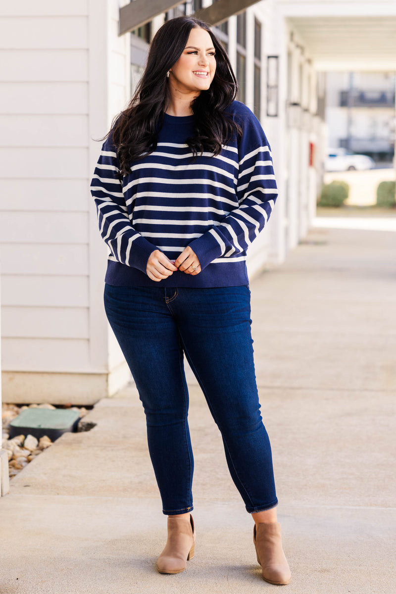 Chic Soul Chime In Dress, good Navy Size 2X