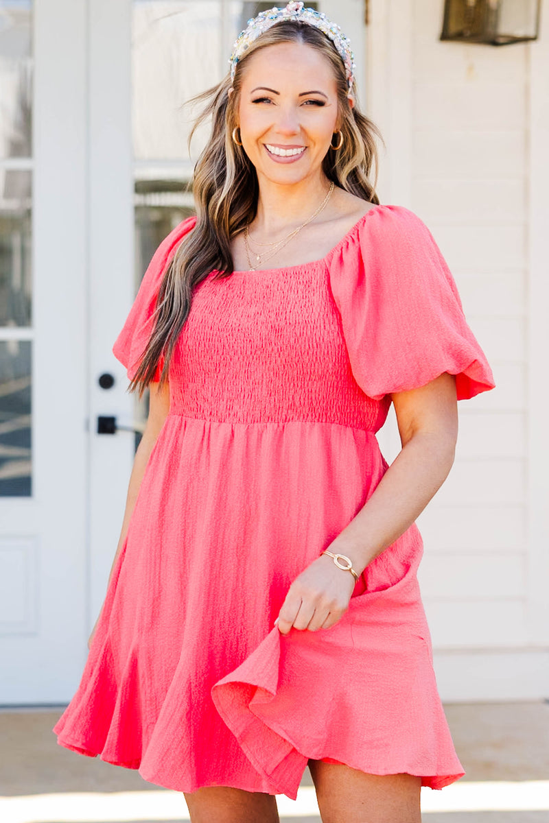 Women's Dressing Up Dress, Orange