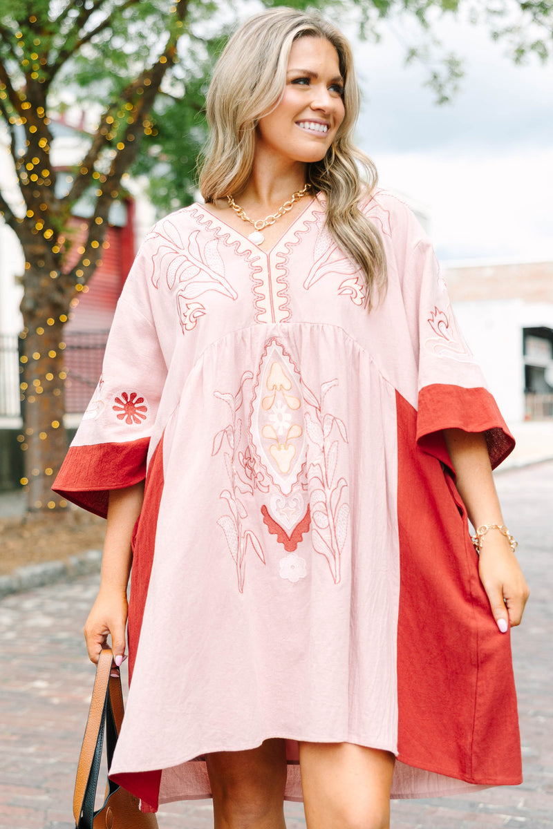 Women's Drifting Muse Dress, Pink