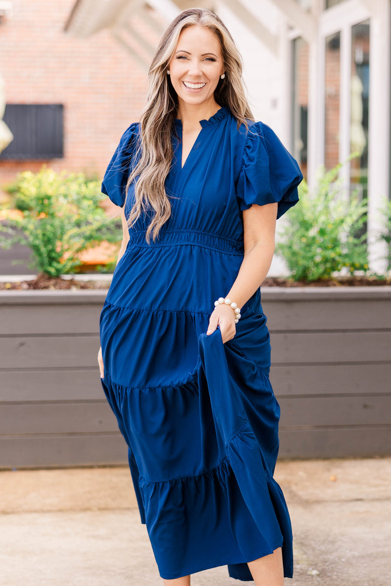 royal blue bodycon dress plus size Final Sale Plus Size Off the Shoulder BodyCon Dress in Royal with White Trim main image 0