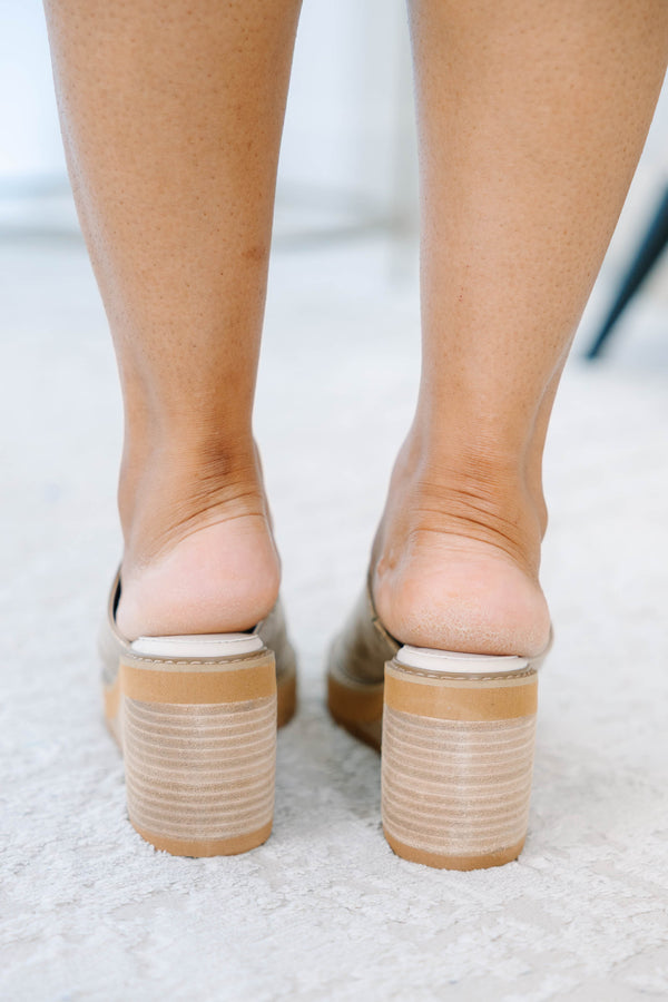Plus Size gold metallic open-toe wedge sandals with a thick platform and wooden-style heel.