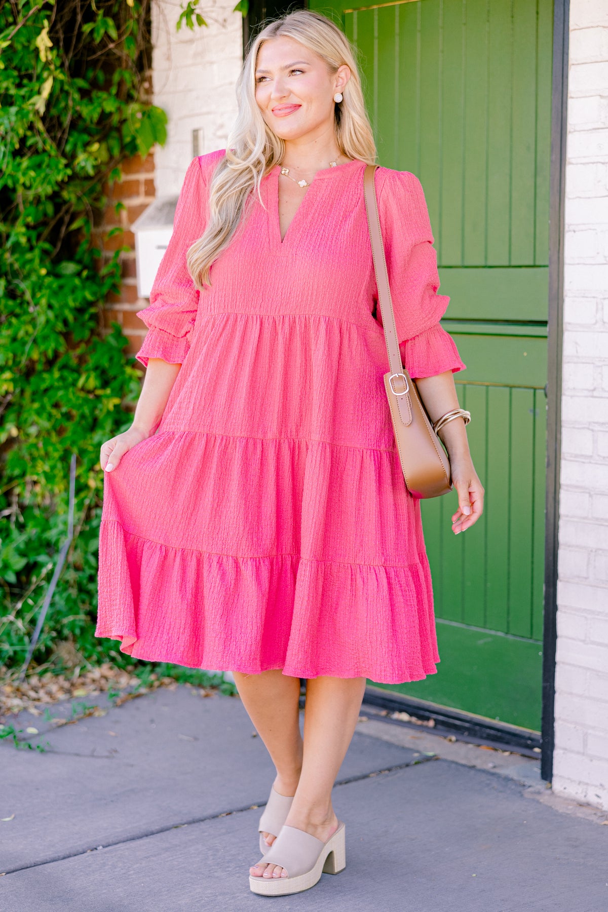 Women's Farmer's Market Cutie Dress, Pink