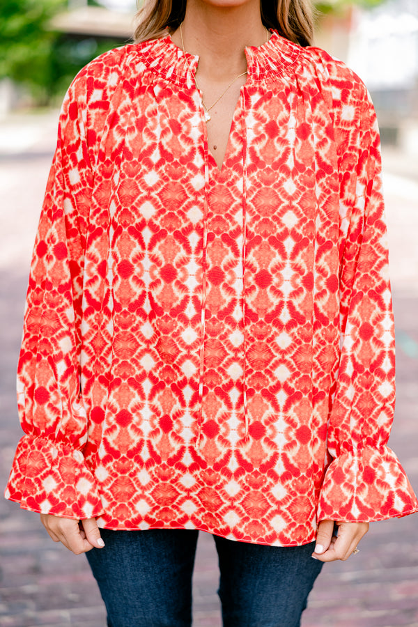 Finding The Courage Top, Rust