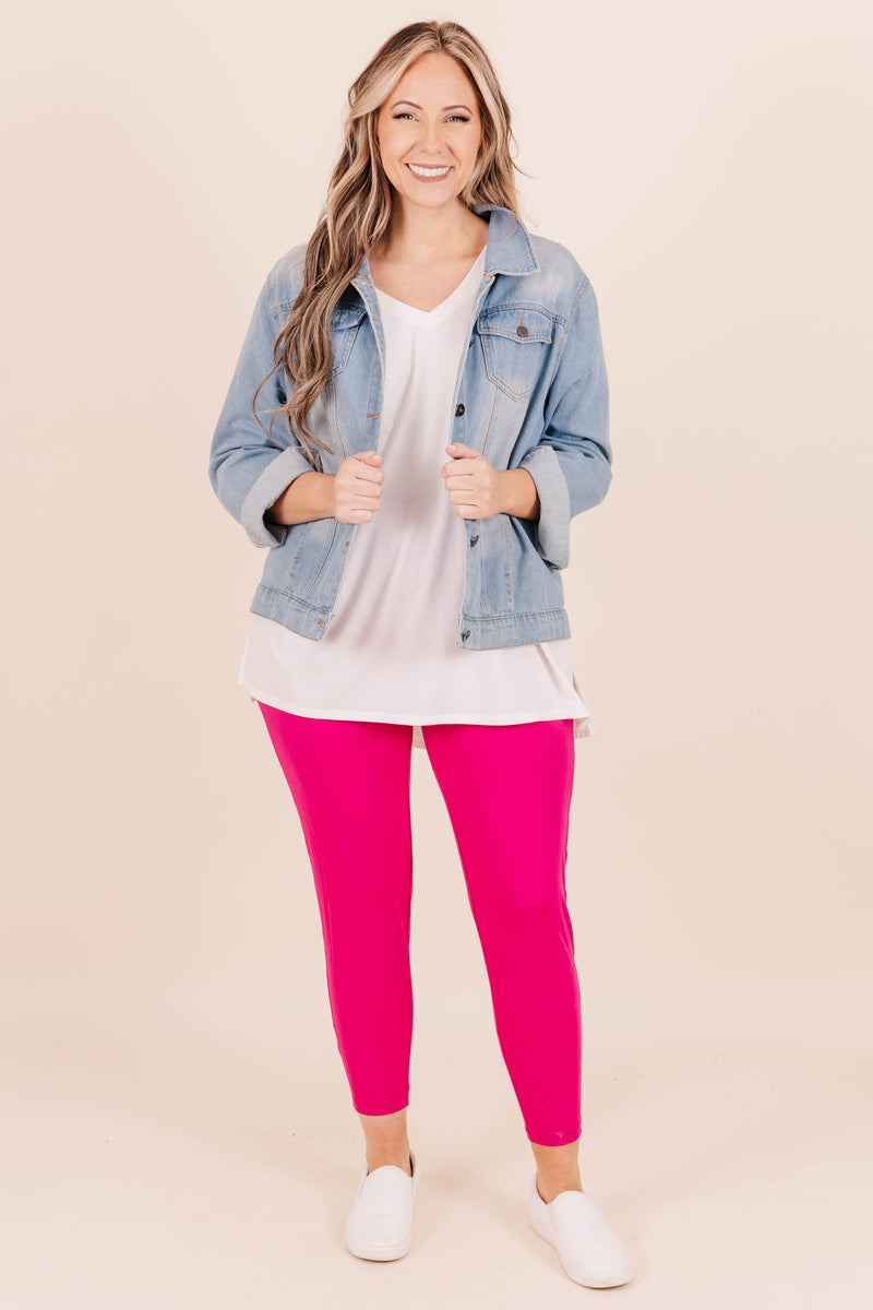 First Place Leggings, Magenta – Chic Soul