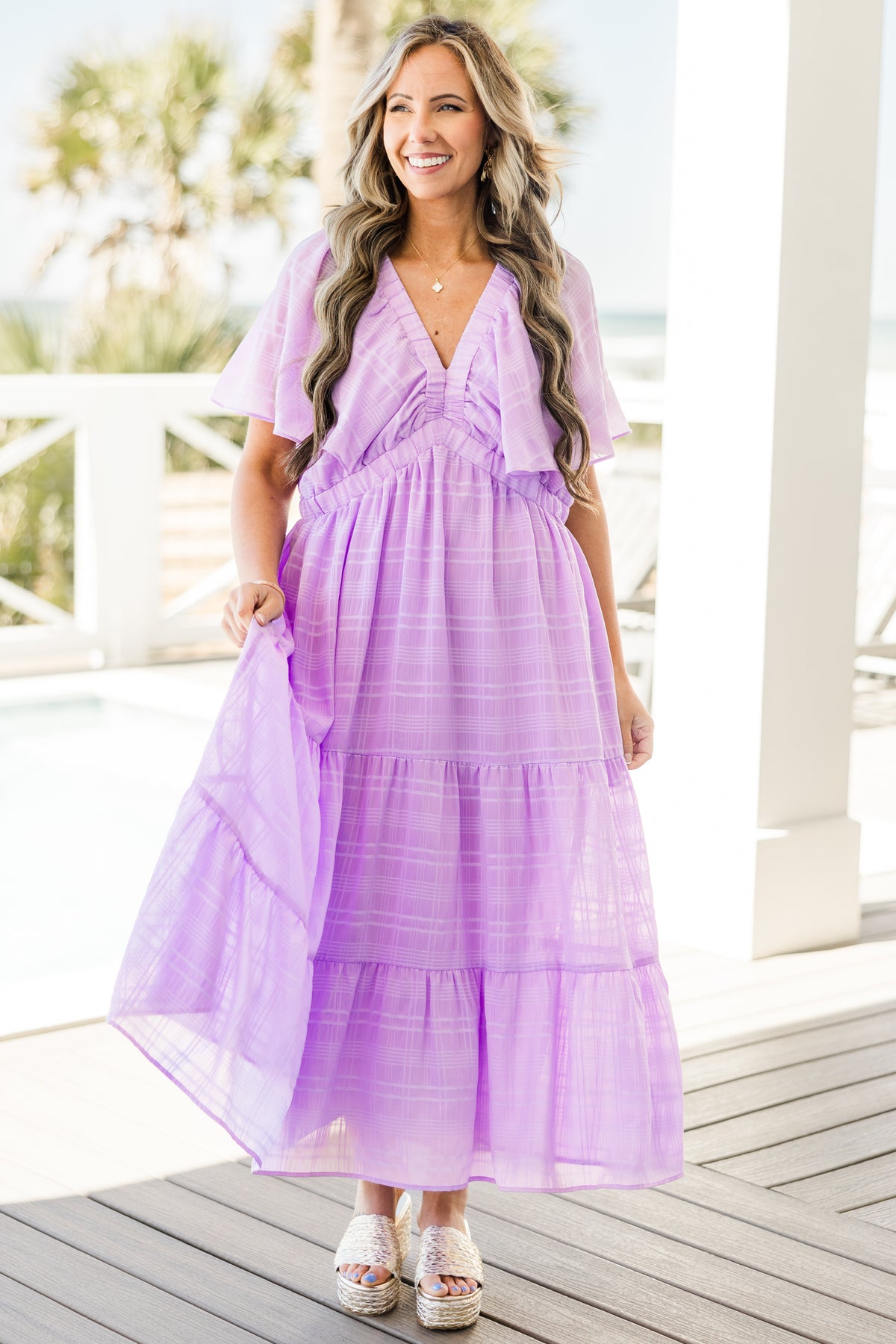 Women's Free To Dream Maxi Dress, Purple