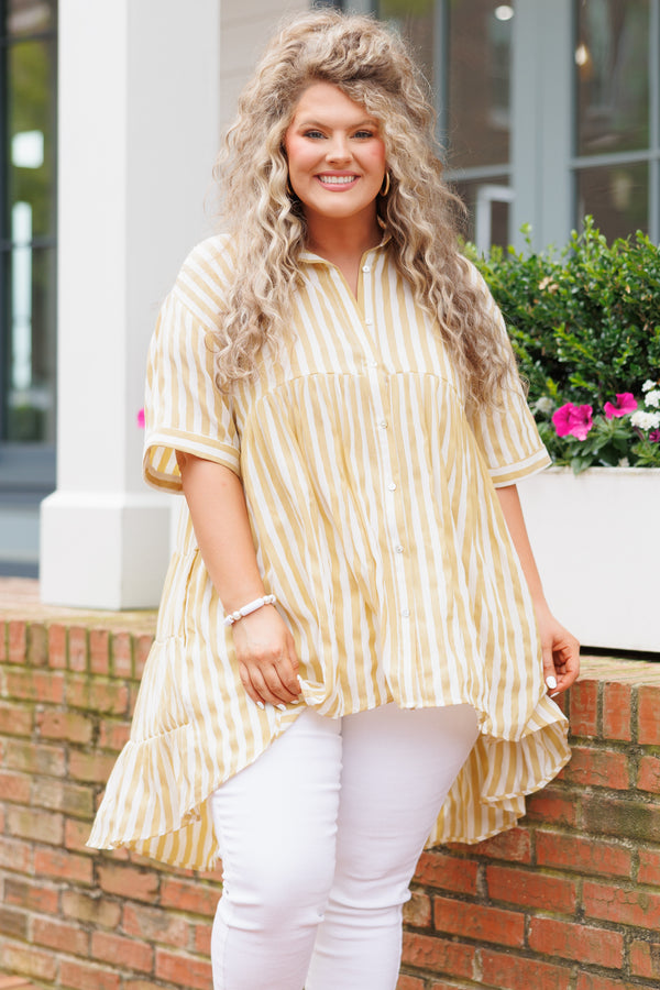 Can You Believe This Top, Yellow – Chic Soul