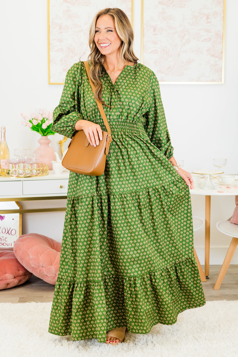 Gift Of Grace Maxi Dress, Green Chic Soul Gift Of Grace Maxi Dress, Green Chic Soul