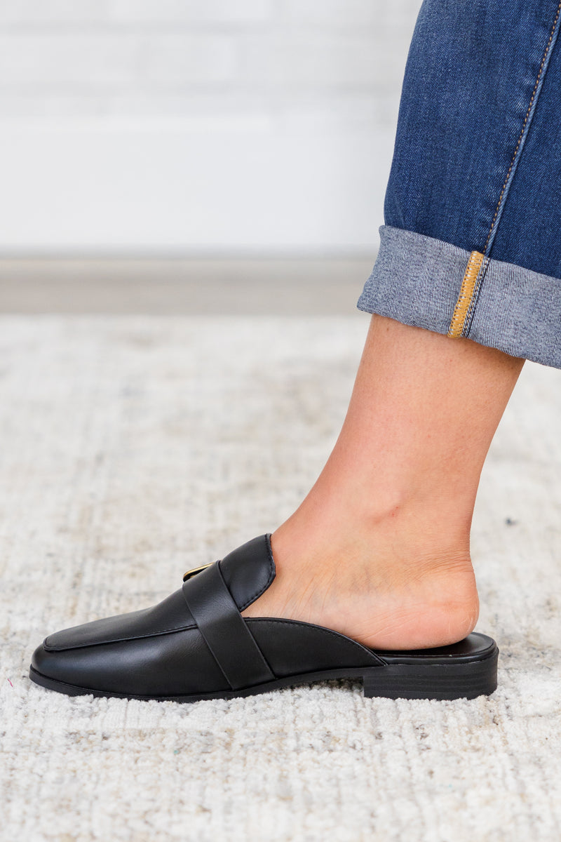 Glamour In Motion Mules, Black – Chic Soul