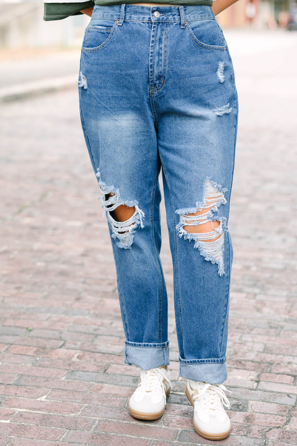 Going Up Jeans, Medium Wash