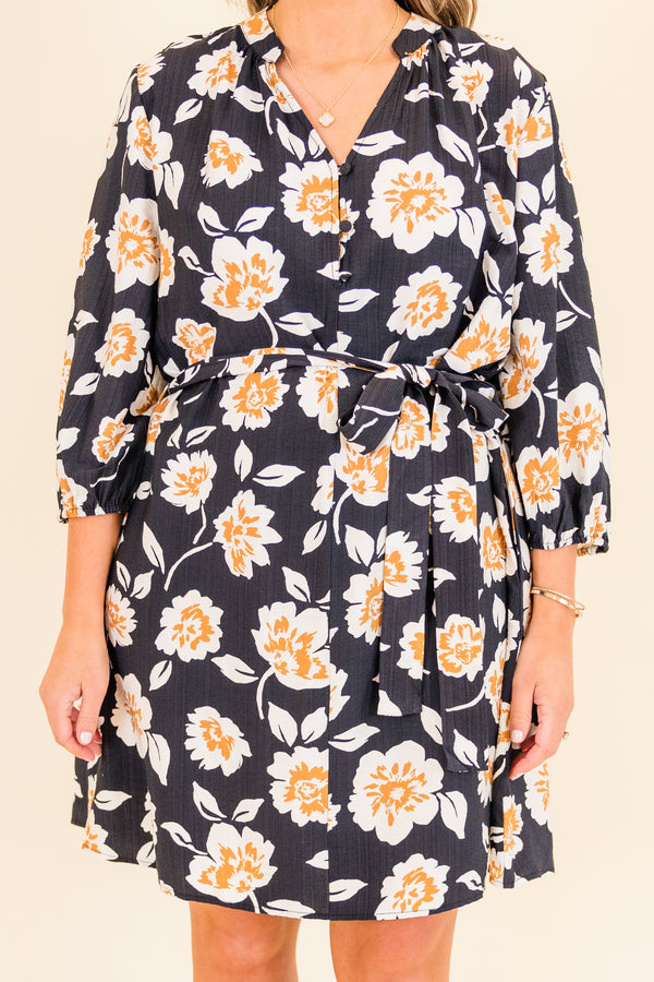 Graceful Victory Dress, Black Combo