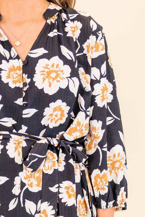 Graceful Victory Dress, Black Combo