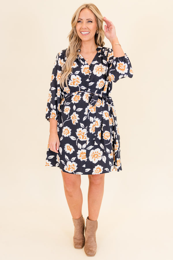 Graceful Victory Dress, Black Combo