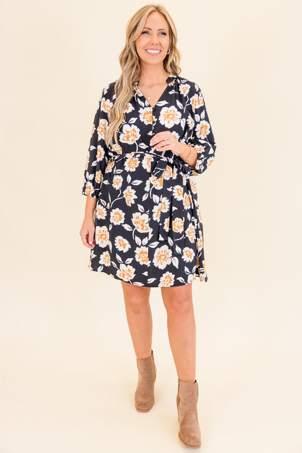 Graceful Victory Dress, Black Combo