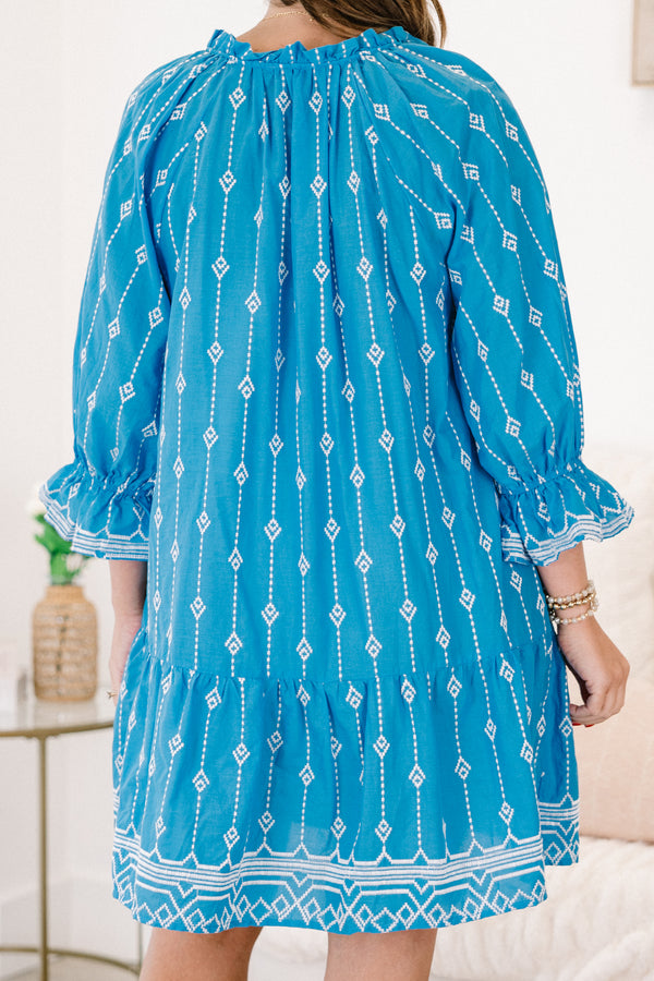 Grateful Life Dress, Azule Blue Chic Soul Grateful Life Dress, Azule Blue Chic Soul
