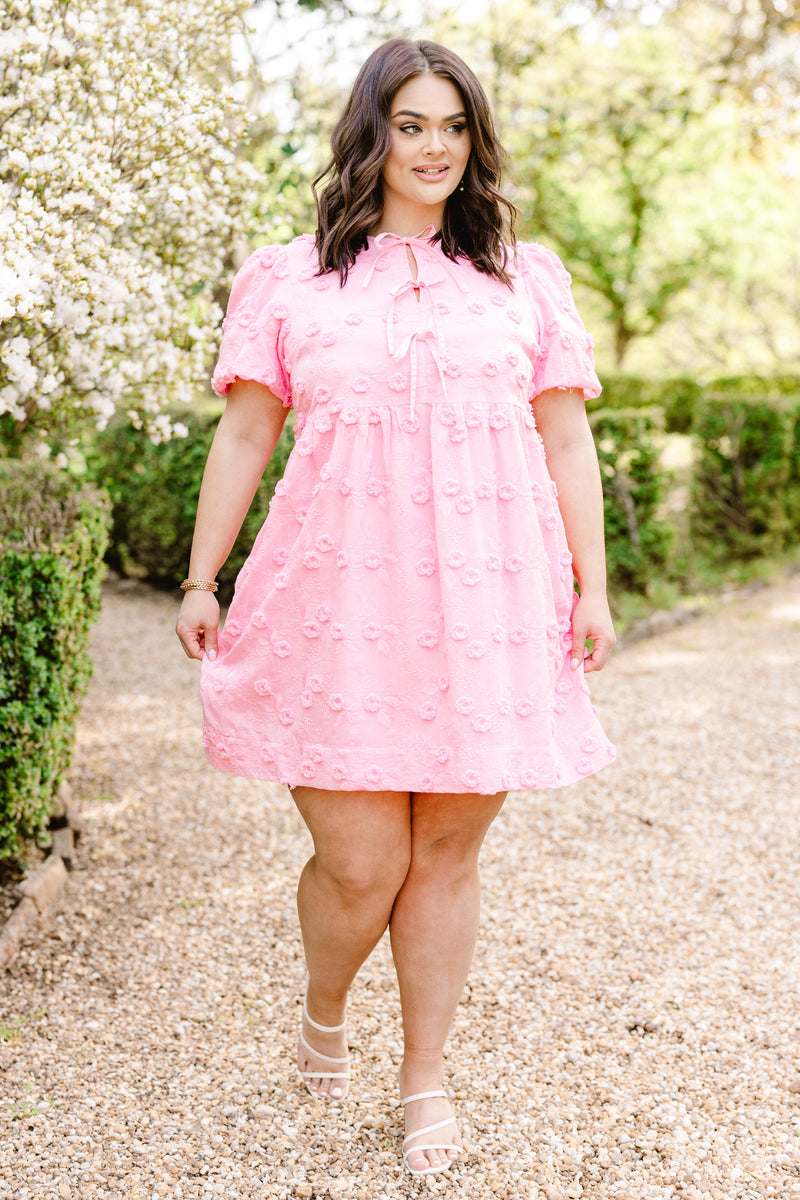 plus size pink mini dress Women's Groove In The Heart Dress, Pink