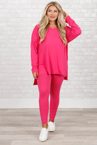 Pink plus size leggings set  Plus size leggings, Plus size, Plus size  outfits