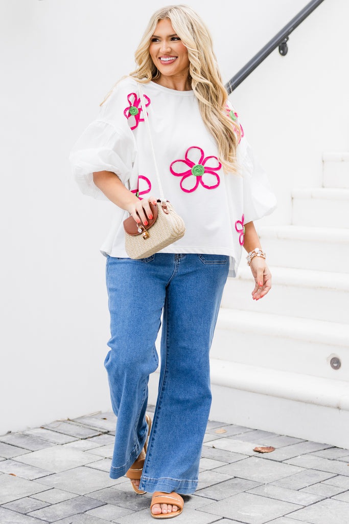 Happy And Alive Top, Off White – Chic Soul
