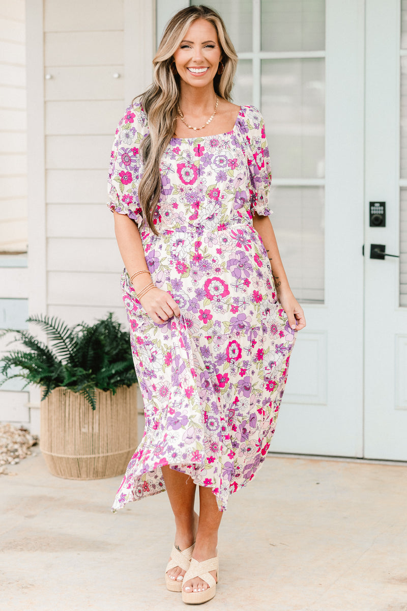 Women's Happy Haven Dress, Purple