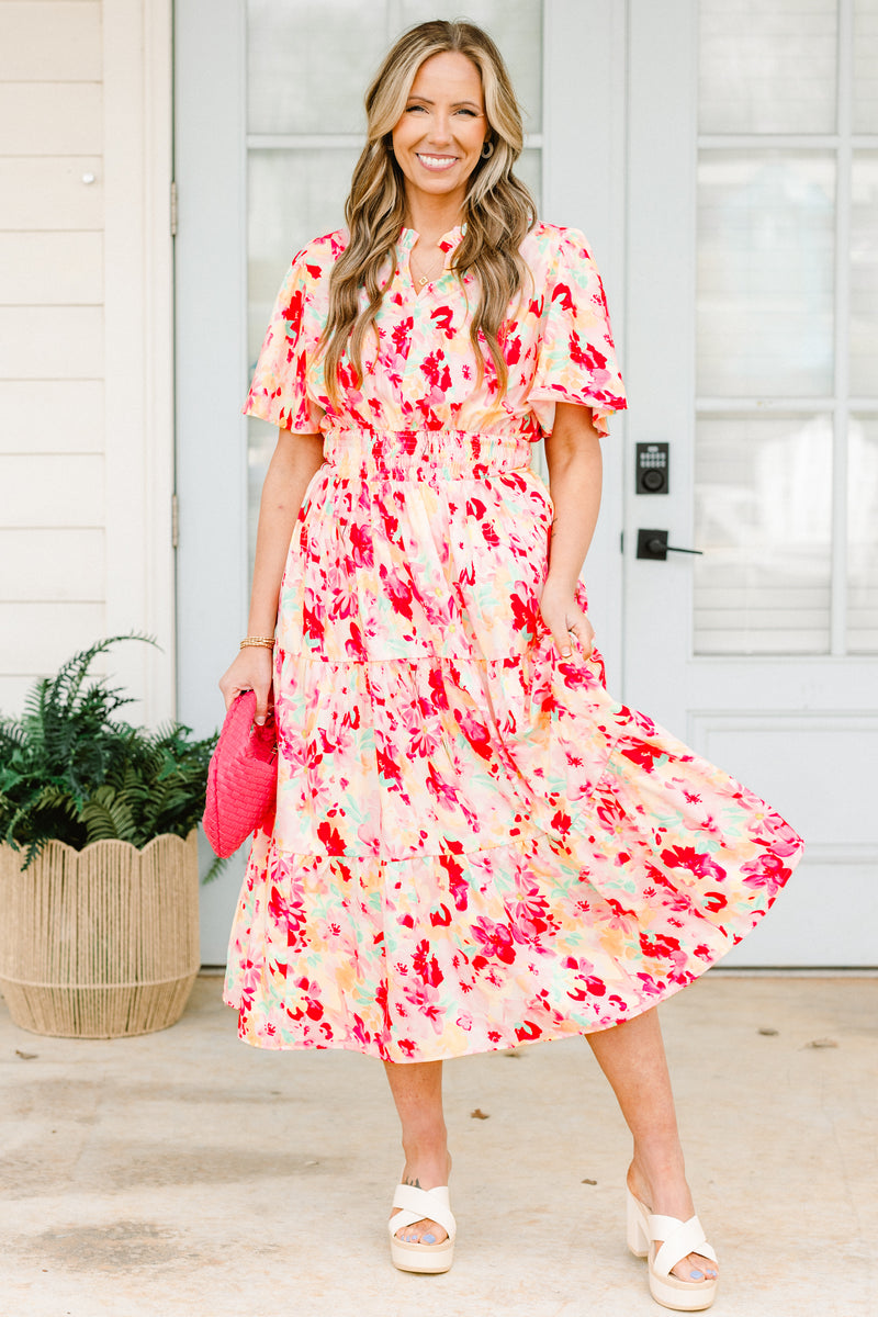 Women's Happy To Be Me Dress, Pink