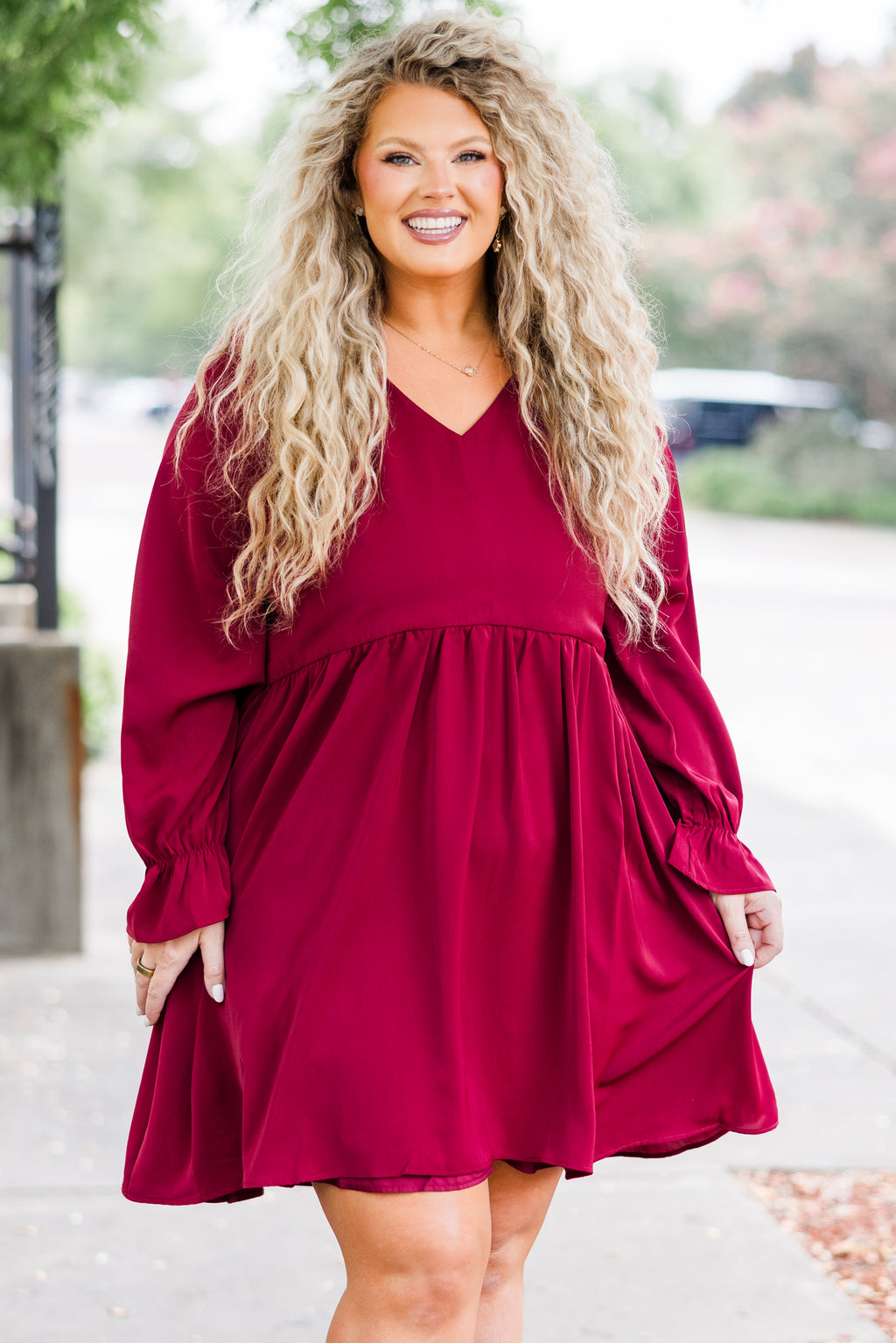 Here's To Love Dress, Plum – Chic Soul