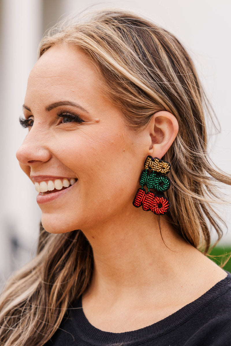 Holiday themed online earrings