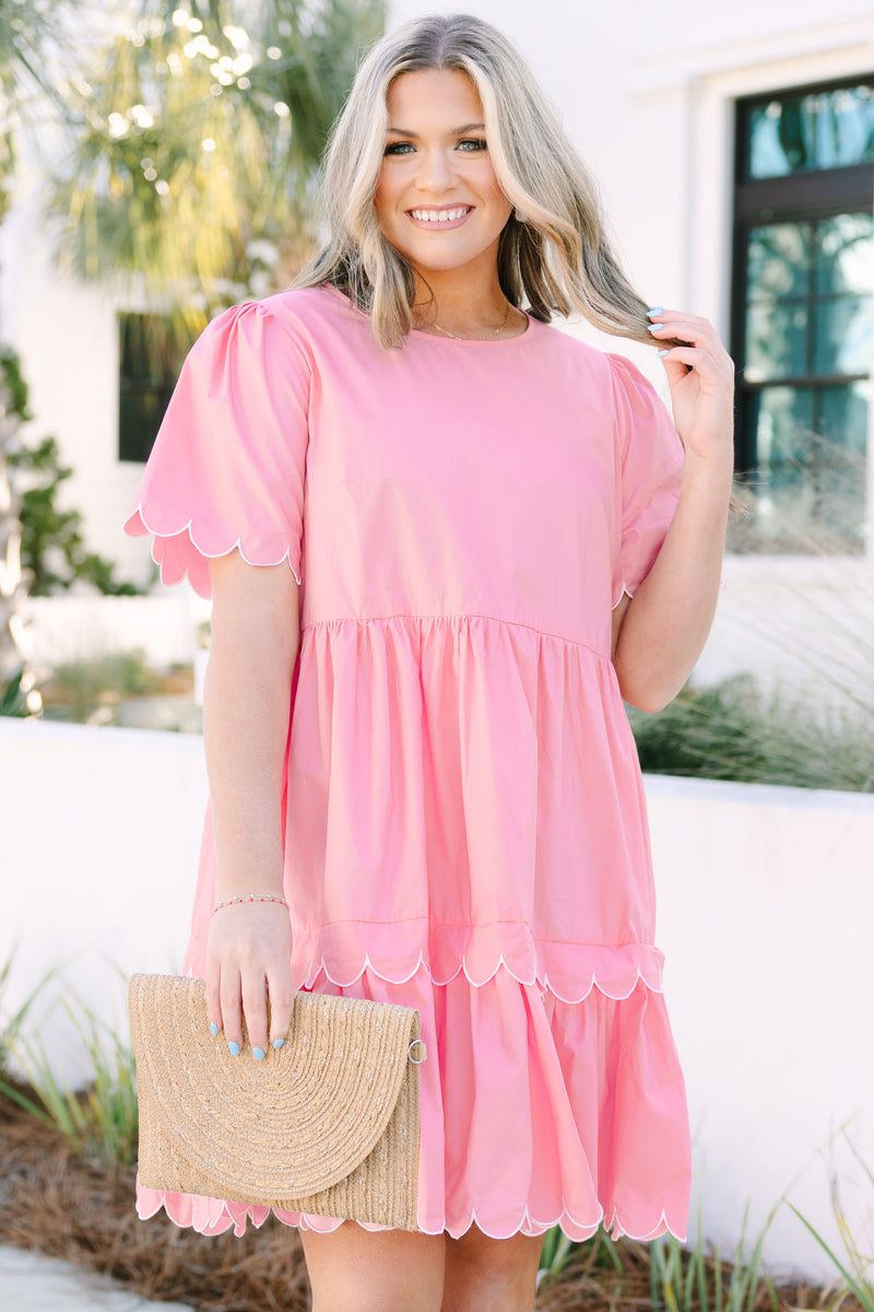 pink bubblegum dress Clarisse 810307 Bubblegum Pink Sequined One Shoulder Prom Dress