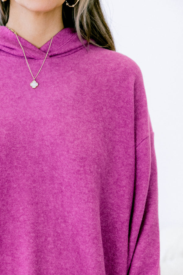 I Am On The Go Top, Light Plum