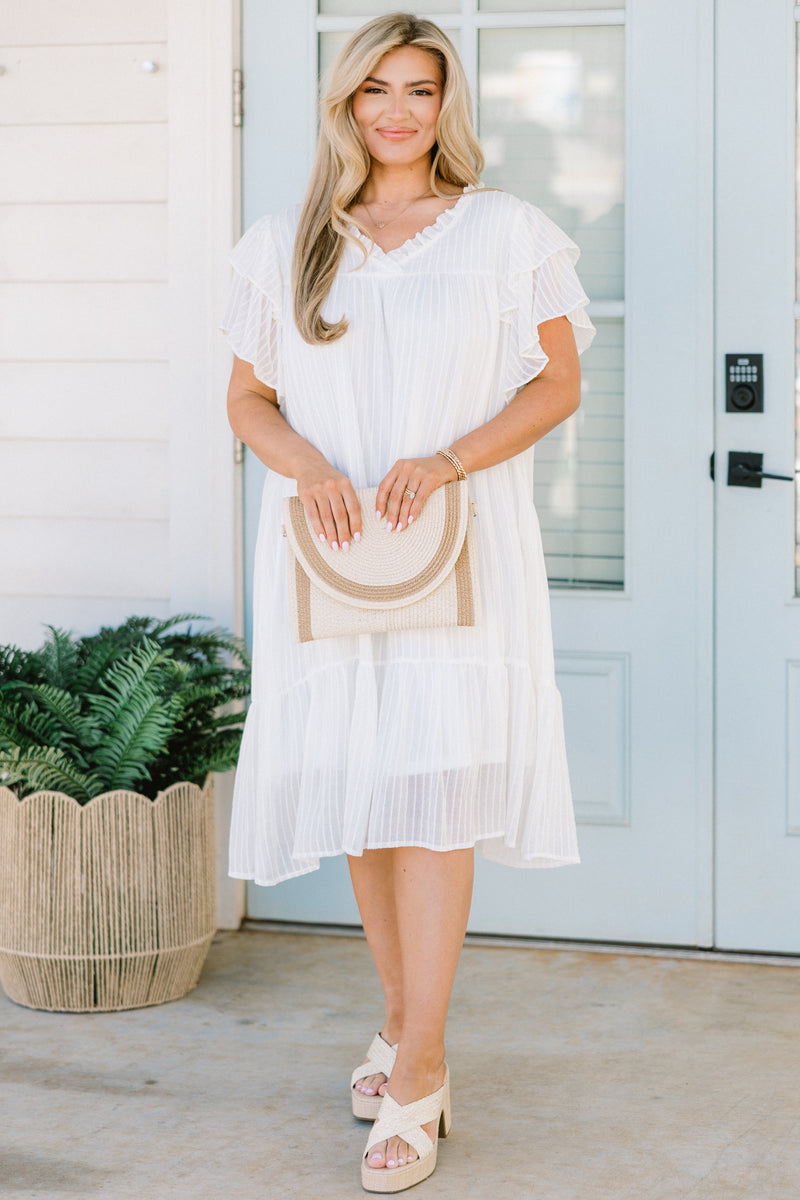I Just Know Dress, White – Chic Soul