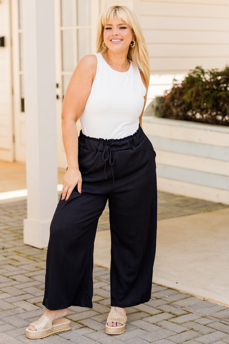 Ideally Yours Pants, Black – Chic Soul