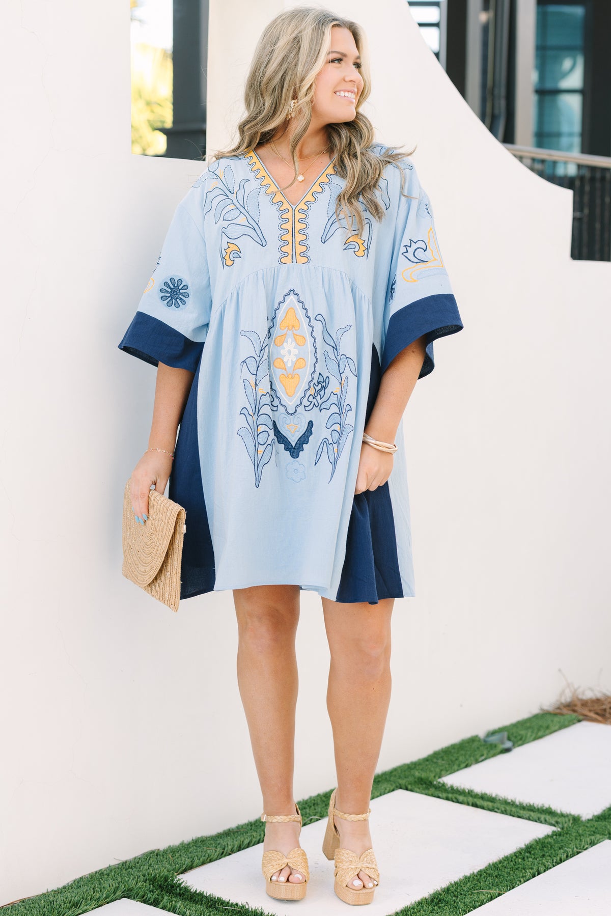 Women's In My Favor Dress, Blue
