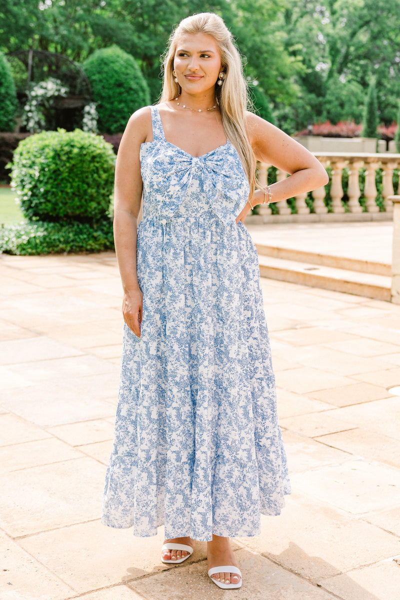 In The Long Run Dress, Blue  Chic Soul