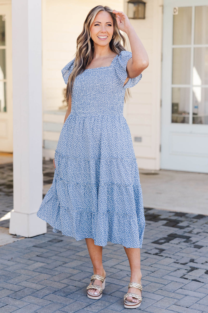 Only One I Want Dress, Sapphire – Chic Soul