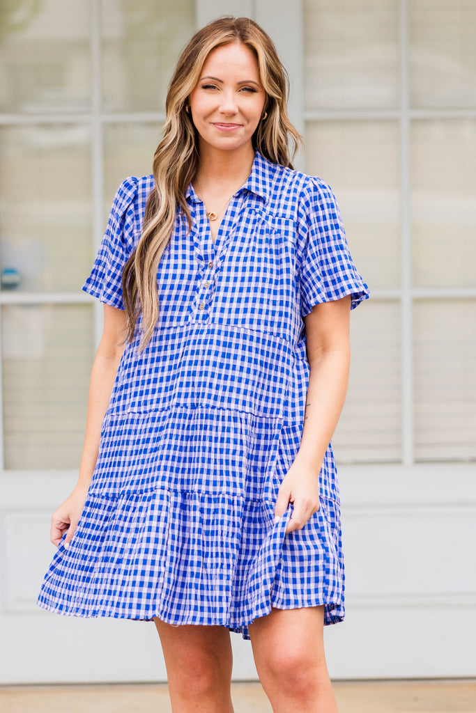 Jolene Dress, Cobalt Chic Soul
