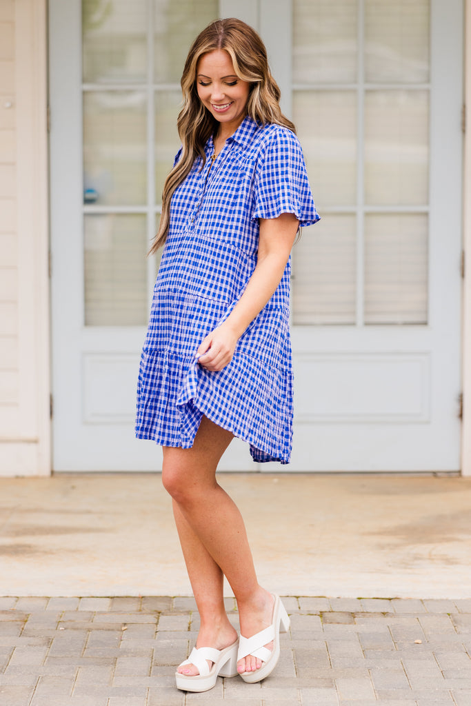Jolene Dress, Cobalt Chic Soul