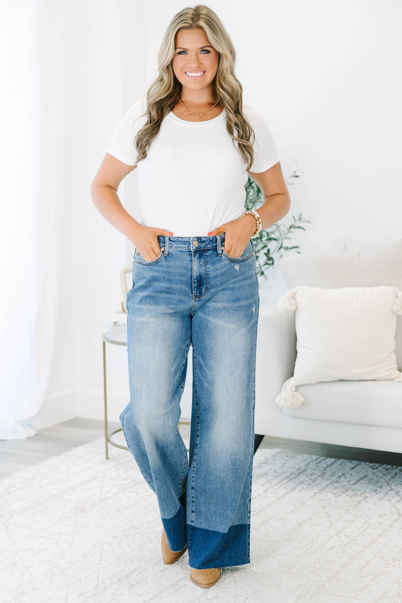 Judy Blue: Never Say Never Jeans, Dark Wash – Chic Soul