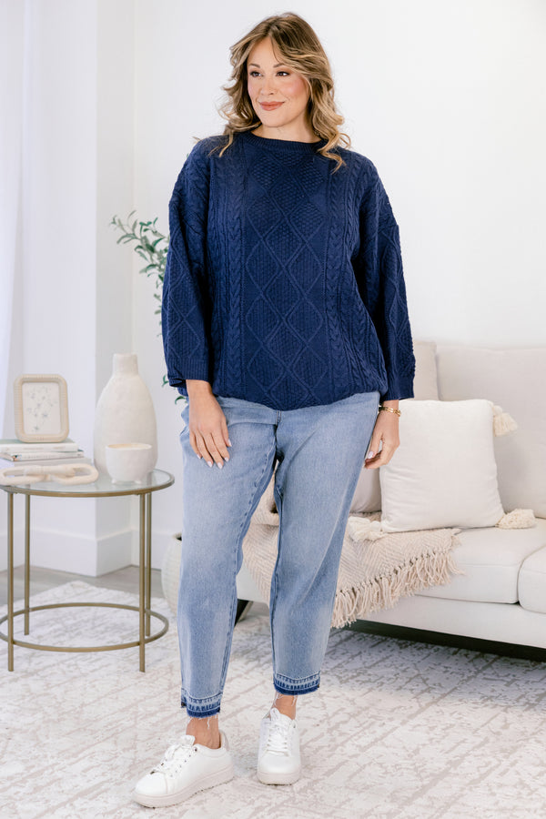 Chic Soul plus size clothing, medium wash straight leg jeans 