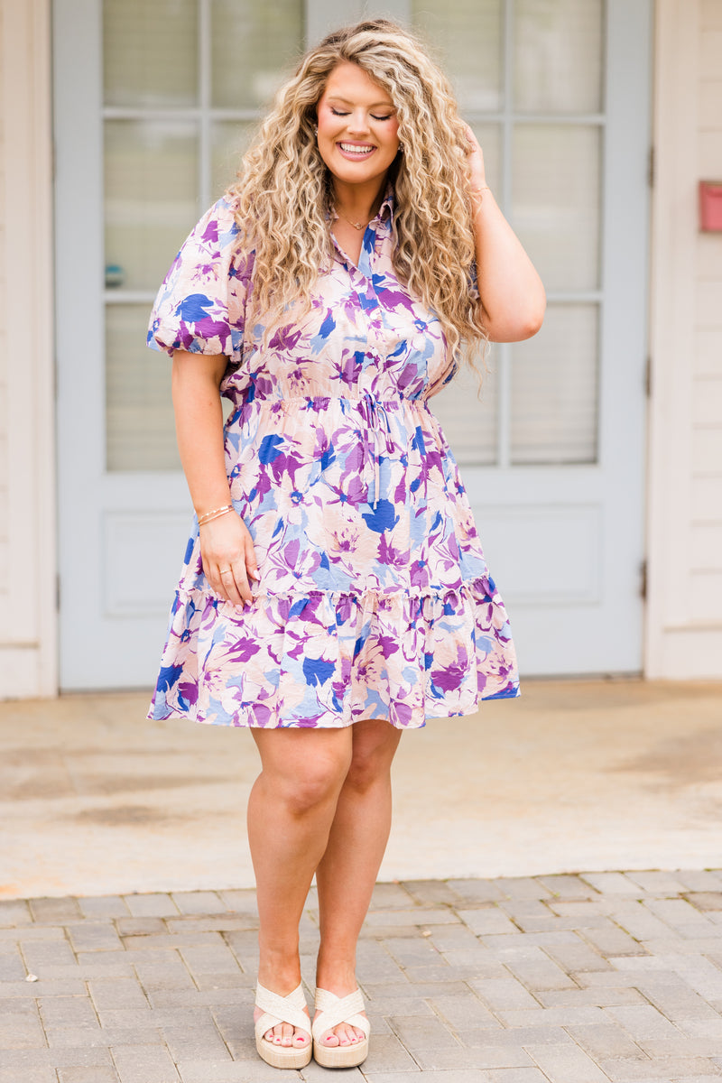 Women's Just A Feeling Dress, Purple