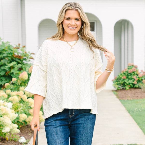 Just Like That Sweater, Ivory